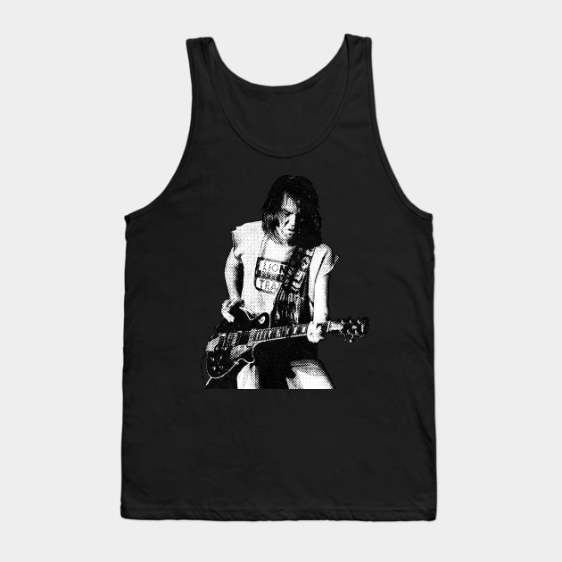 Neil Young Halftone Tank Top by Resdis Materials